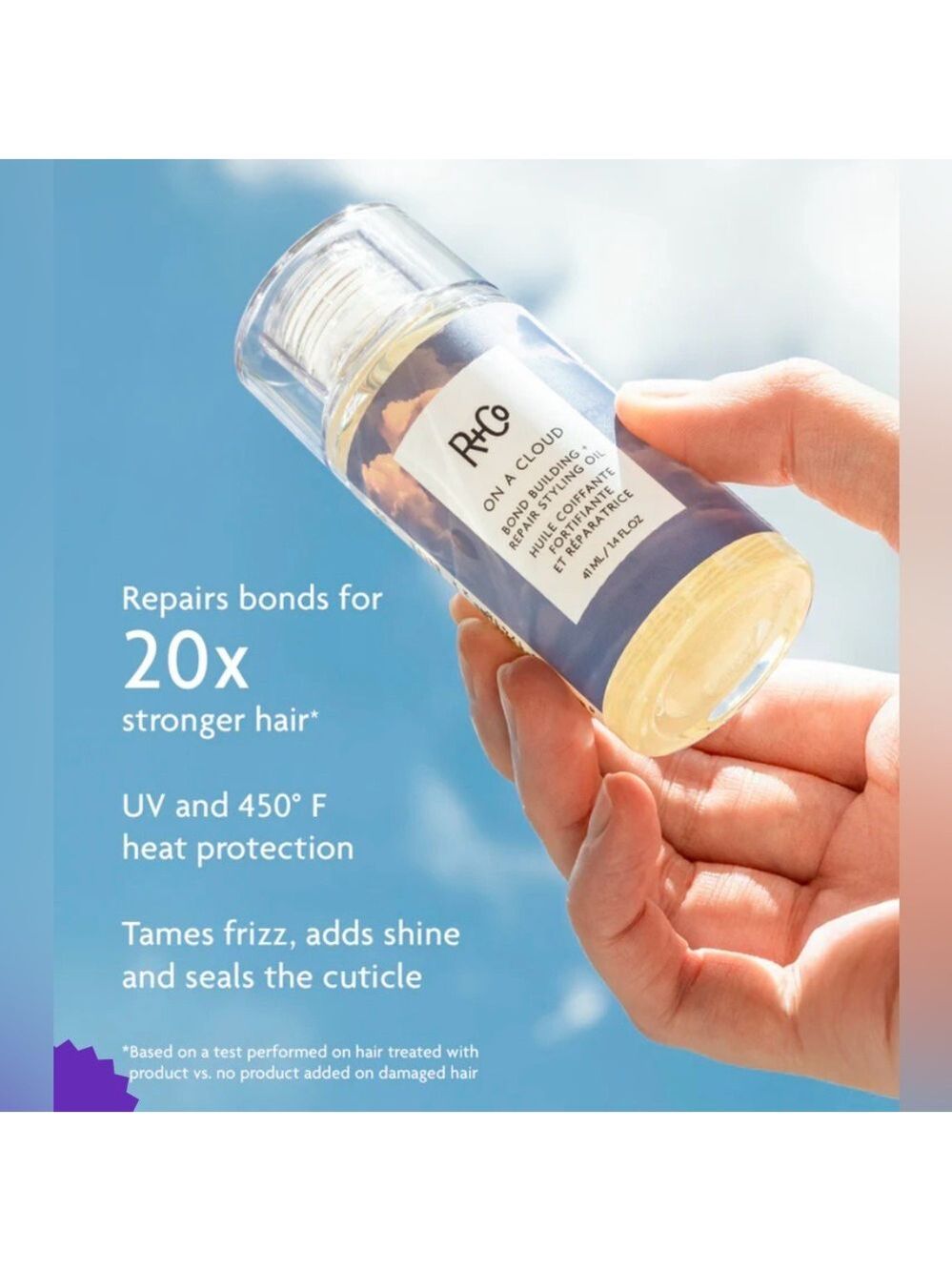 R+Co On A Cloud Bond Building & Repair Styling Oil - Picture 3 of 3
